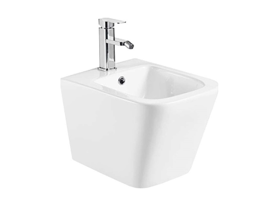 Bidet závesný kapotovaný - 48,5x34,5x33 cm - biely