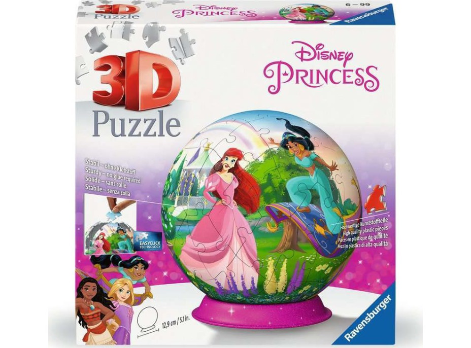 RAVENSBURGER 3D Puzzleball Disney princeznej 73 dielikov