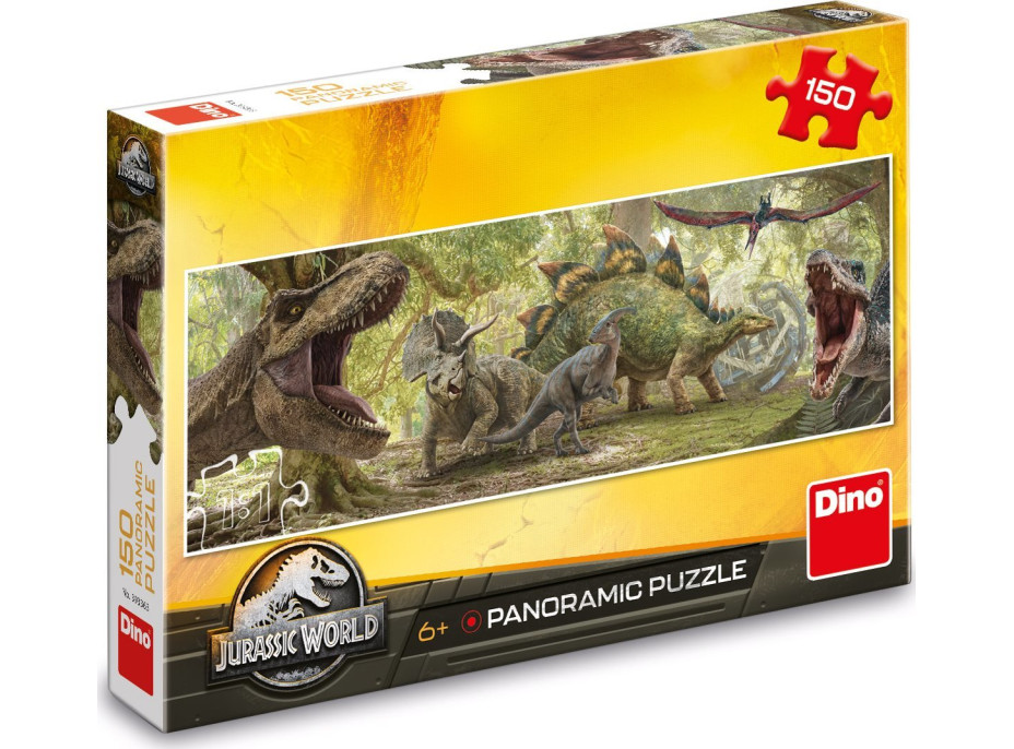 DINO Panoramatické puzzle Jurský svet 150 dielikov