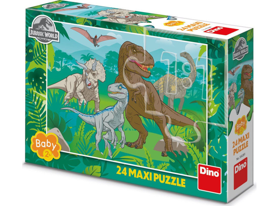 DINO Puzzle Jurský svet MAXI 24 dielikov