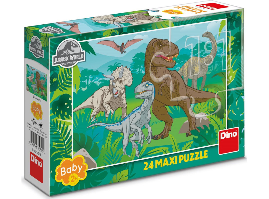 DINO Puzzle Jurský svet MAXI 24 dielikov