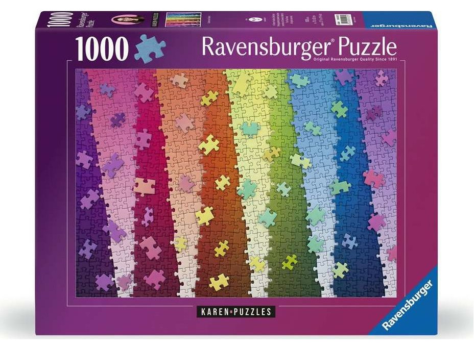 RAVENSBURGER Puzzle Karen: Colors on Colors 1000 dielikov