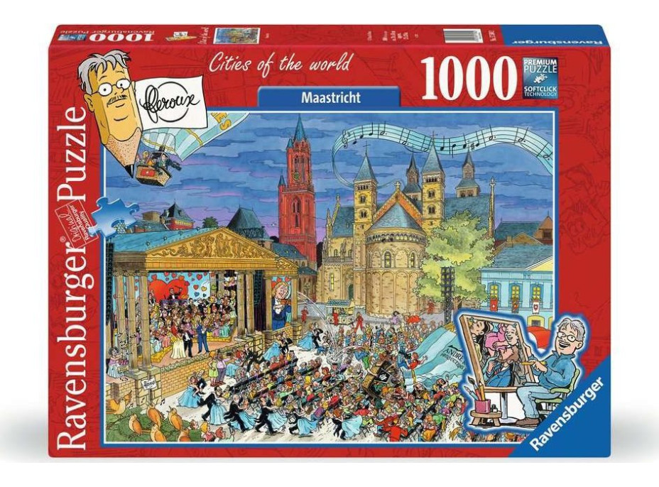 RAVENSBURGER Puzzle Mestá sveta: Maastricht 1000 dielikov