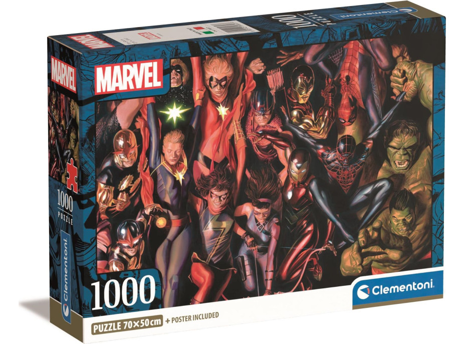 CLEMENTONI Puzzle Avengers 1000 dielikov