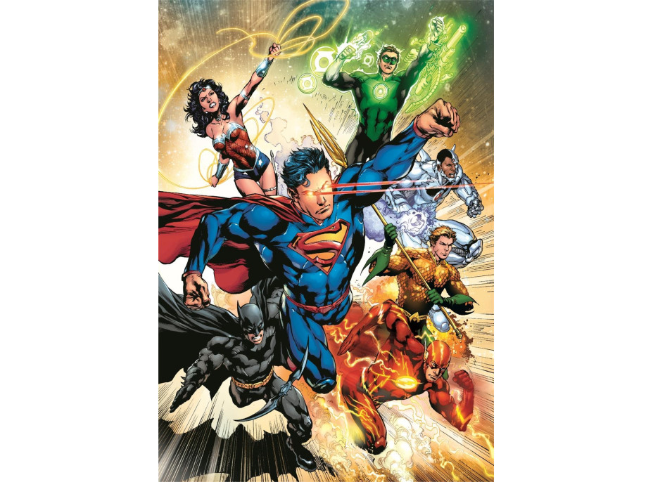 CLEMENTONI Puzzle DC Comics: Liga Spravodlivosti 500 dielikov