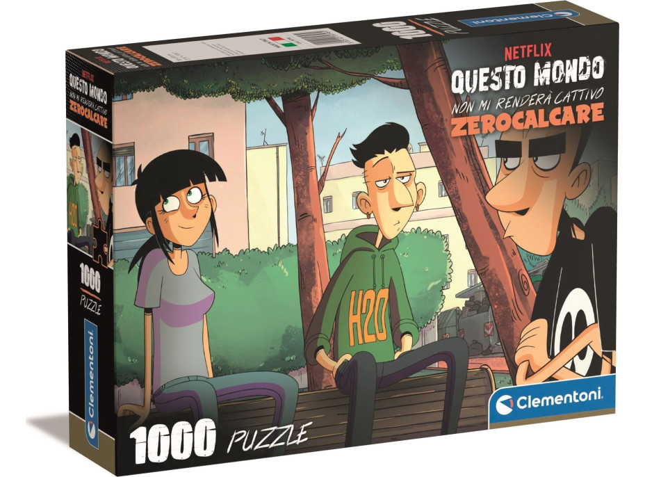 CLEMENTONI Puzzle Netflix: Tento svet ma nedostane (Zerocalcare III) 1000 dielikov