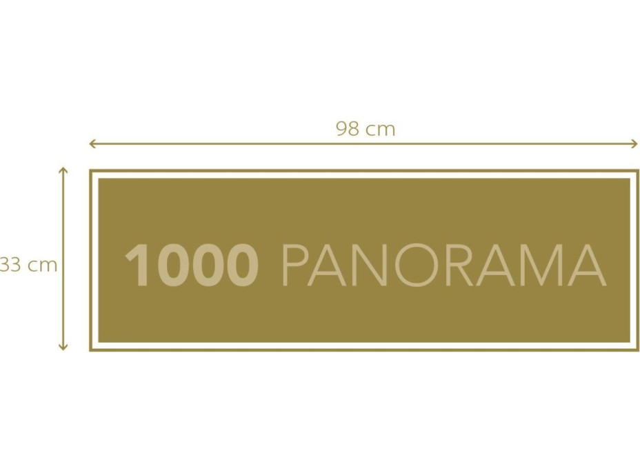 CLEMENTONI Panoramatické puzzle Cez rieku Temžu 1000 dielikov