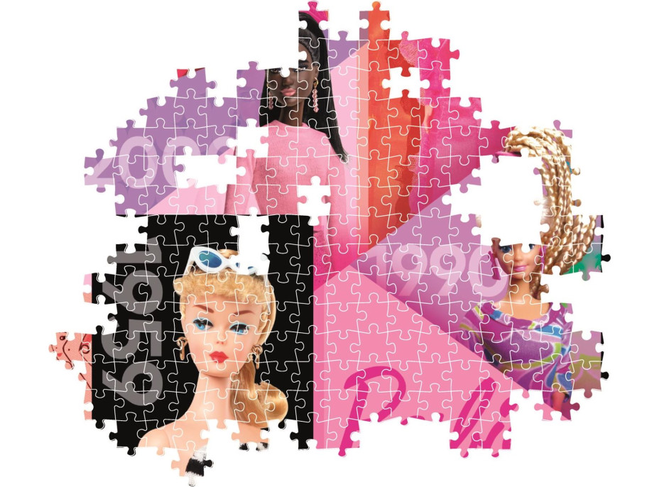 CLEMENTONI Puzzle 65 rokov Barbie 1000 dielikov