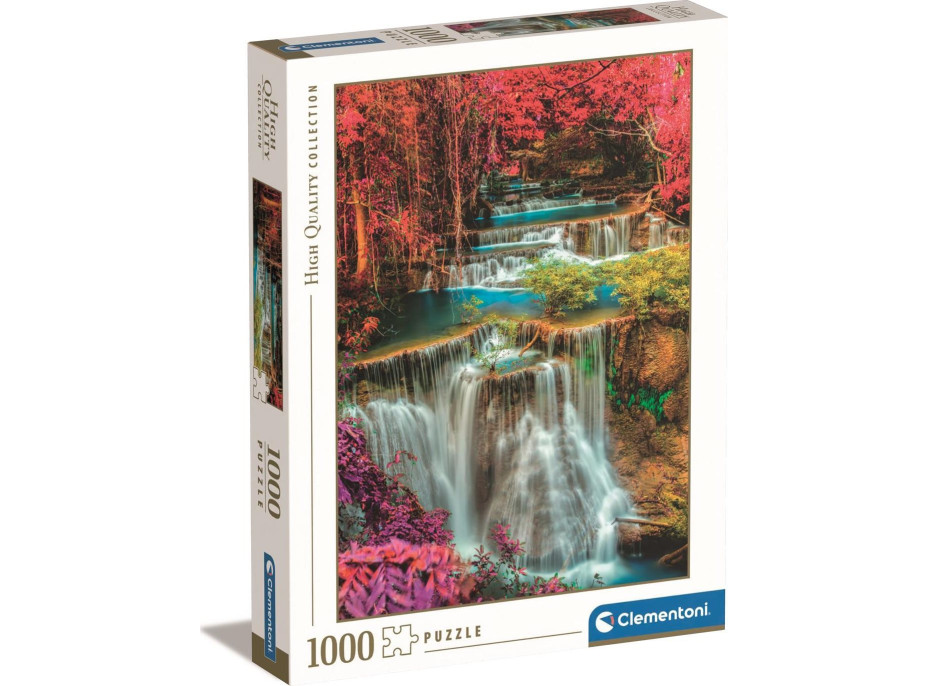 CLEMENTONI Puzzle Farebné vodopády v Thajsku 1000 dielikov