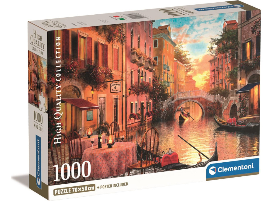CLEMENTONI Puzzle Benátky 1000 dielikov