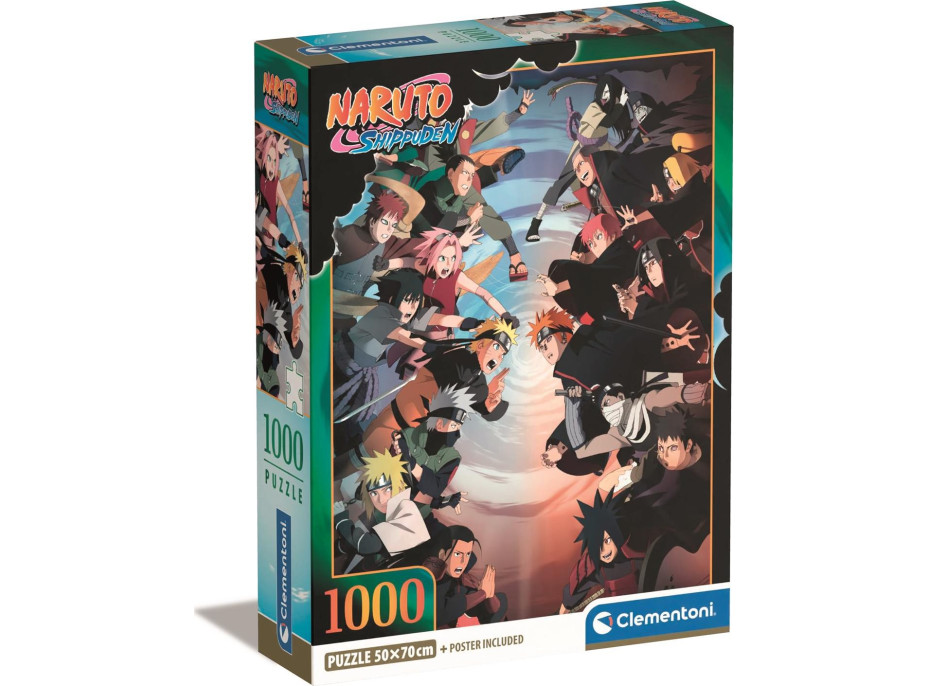 CLEMENTONI Puzzle Naruto: Budeme bojovať 1000 dielikov