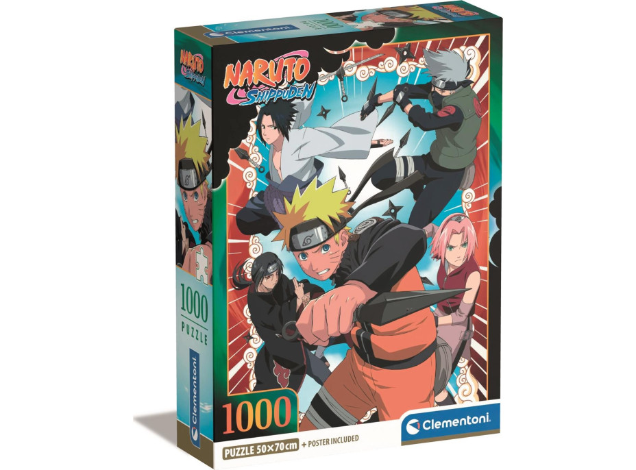 CLEMENTONI Puzzle Naruto: Do akcie 1000 dielikov