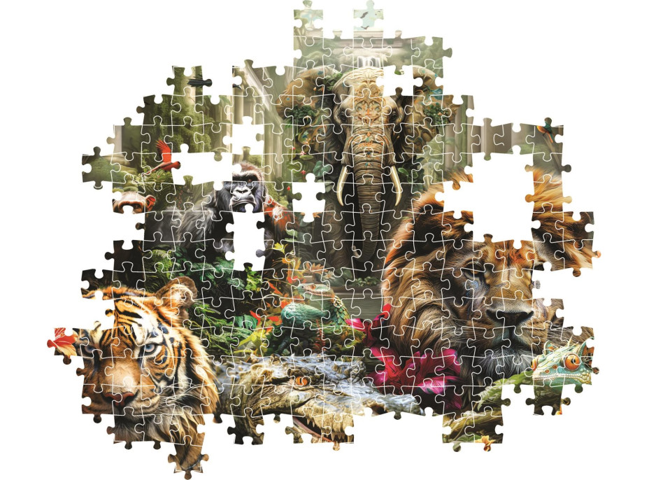 CLEMENTONI Puzzle Tajuplná džungľa 1000 dielikov