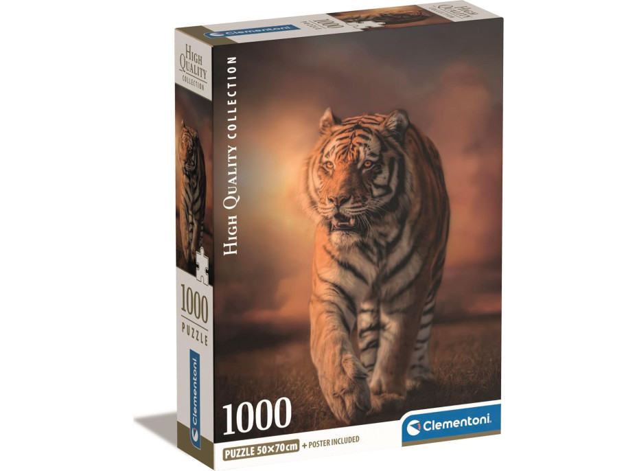 CLEMENTONI Puzzle Tiger 1000 dielikov