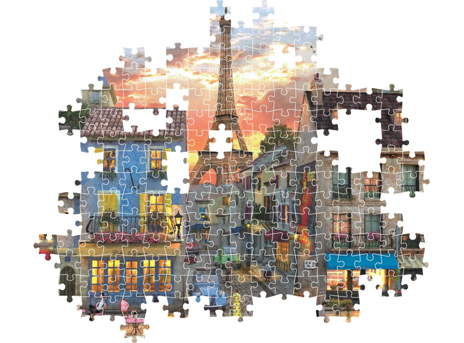 CLEMENTONI Puzzle Ulica Paríža 1000 dielikov