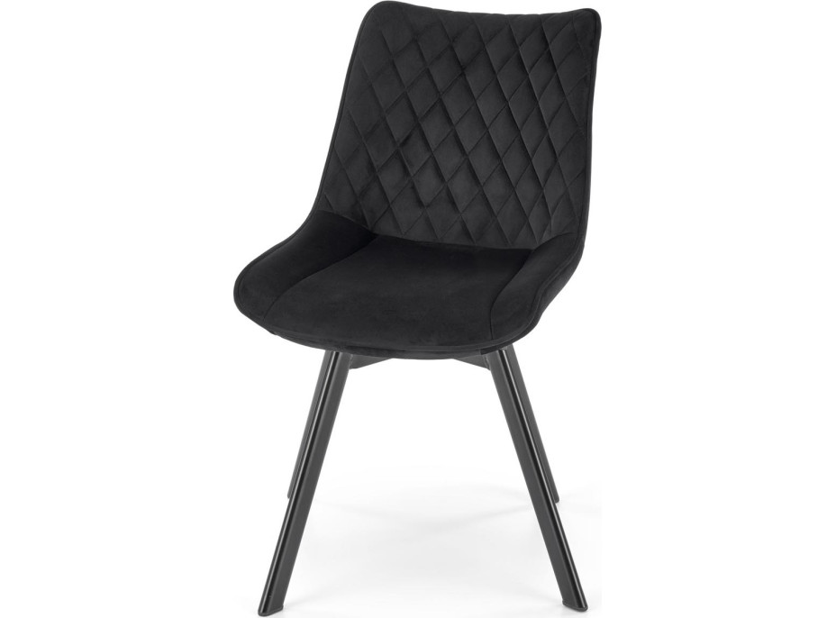 Jedálenská otočná stolička REMI - čierna