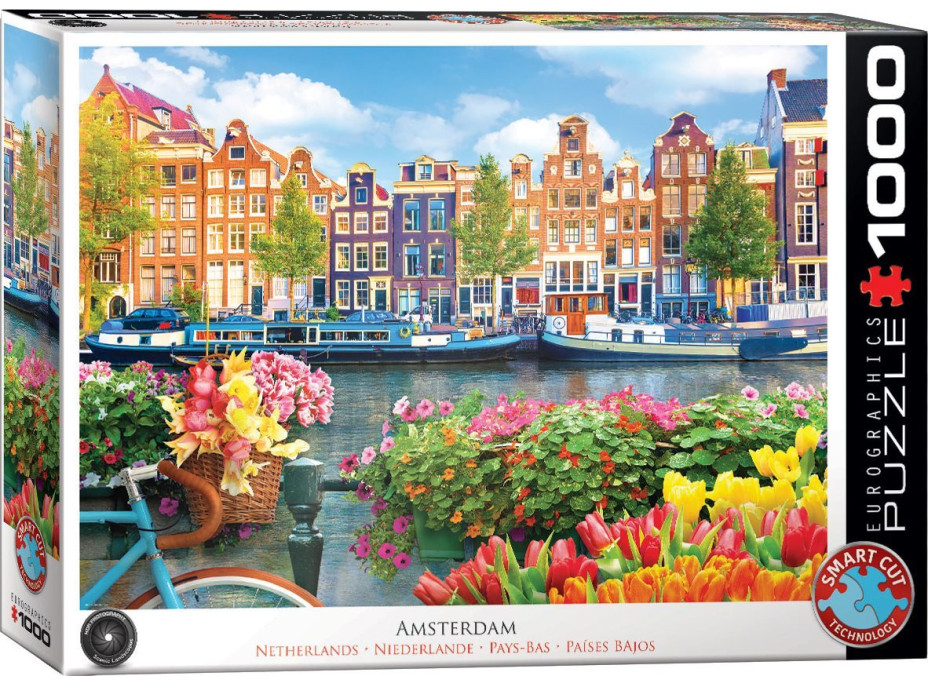 EUROGRAPHICS Puzzle Amsterdam, Holandsko 1000 dielikov