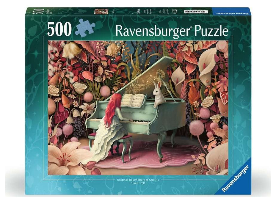 RAVENSBURGER Puzzle Zajačikov recitál 500 dielikov