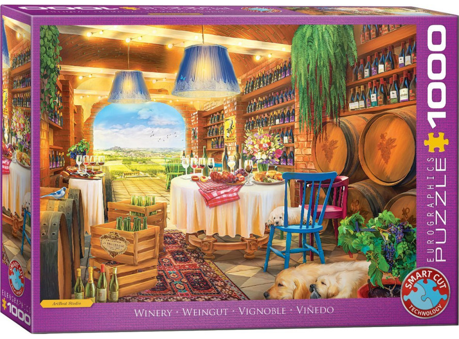 EUROGRAPHICS Puzzle Vinárstvo 1000 dielikov