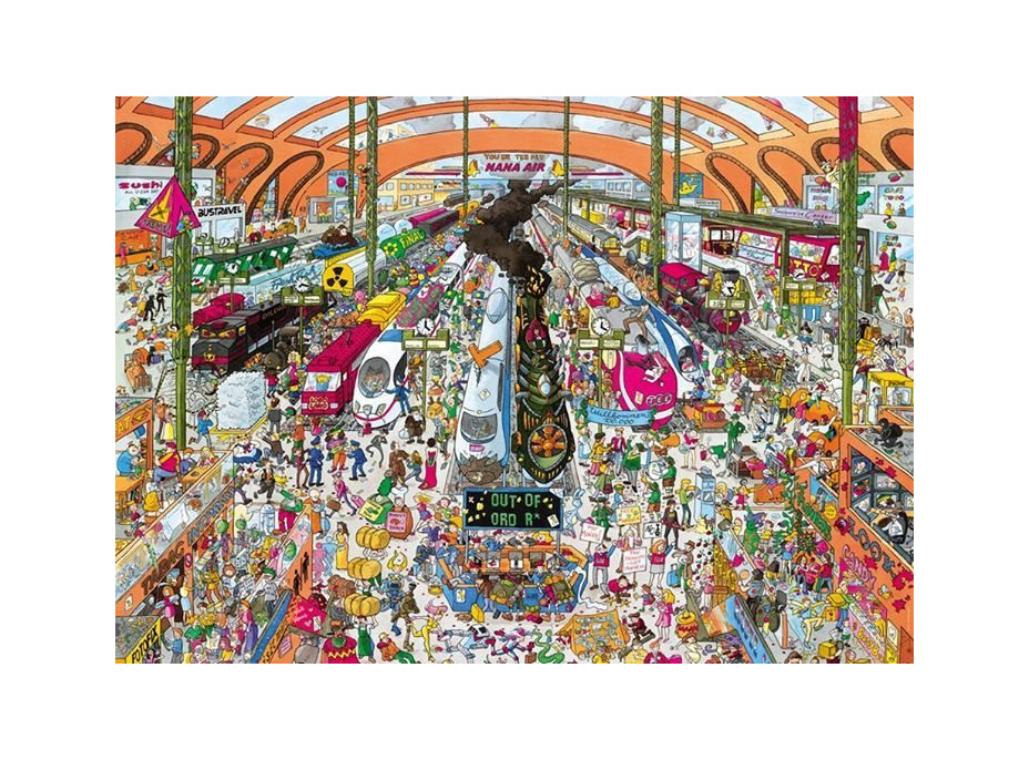 HEYE Puzzle Vlaková stanica 2000 dielikov