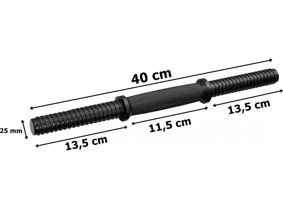 Ručné nakladacie činky TITAN 2x10 kg