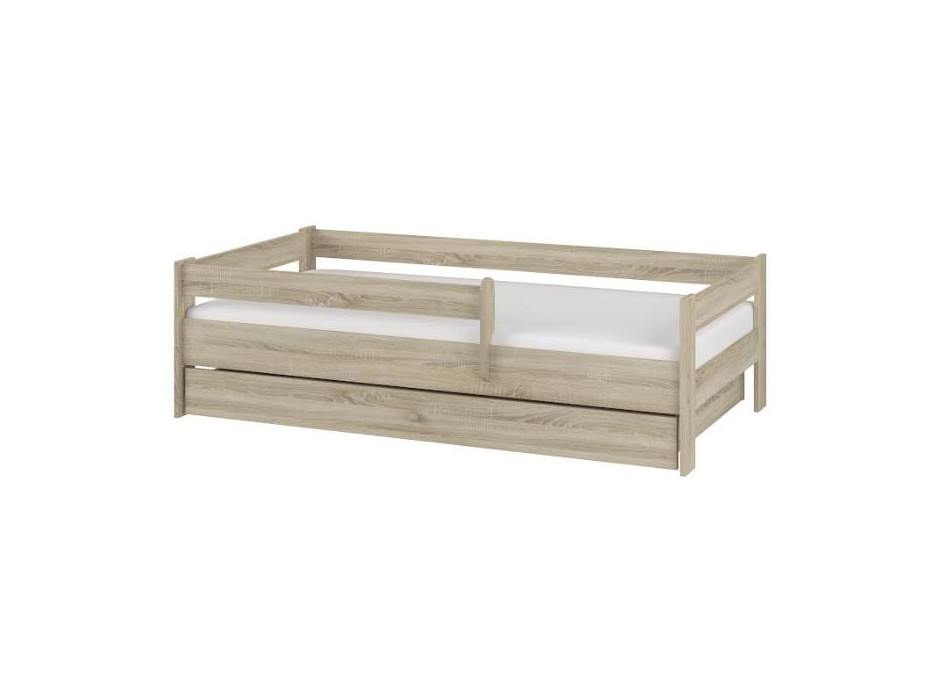 Detská posteľ SIMPLE so šuplíkom - dub sonoma - 160x80 cm