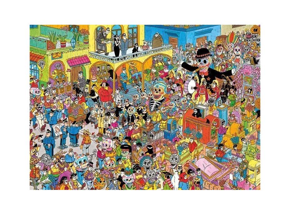 JUMBO Puzzle JvH Deň mŕtvych 1000 dielikov