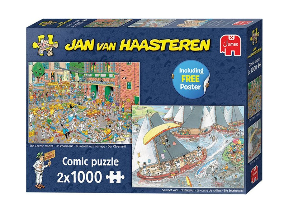 JUMBO Puzzle JvH Holandskej tradície 2x1000 dielikov