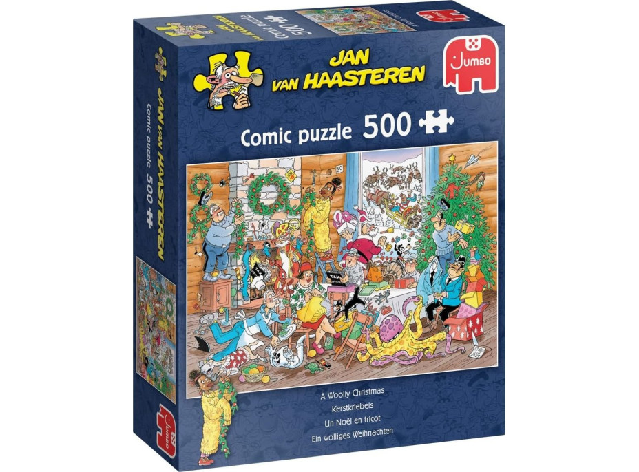 JUMBO Puzzle JvH Vlnené Vianoce 500 dielikov