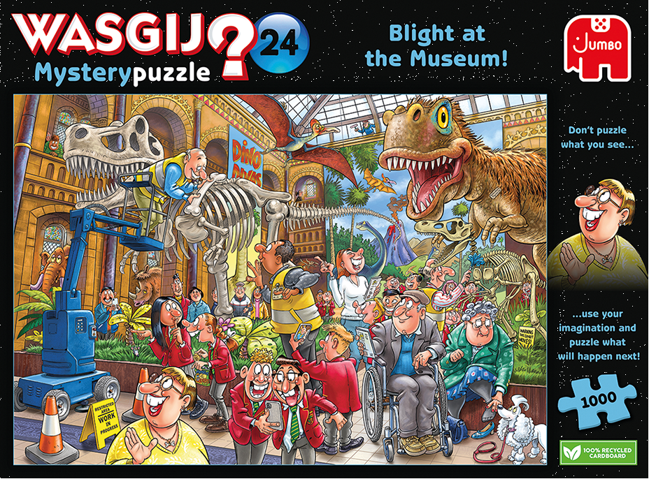 JUMBO Puzzle WASGIJ Mystery 24: Pohroma v múzeu! 1000 dielikov