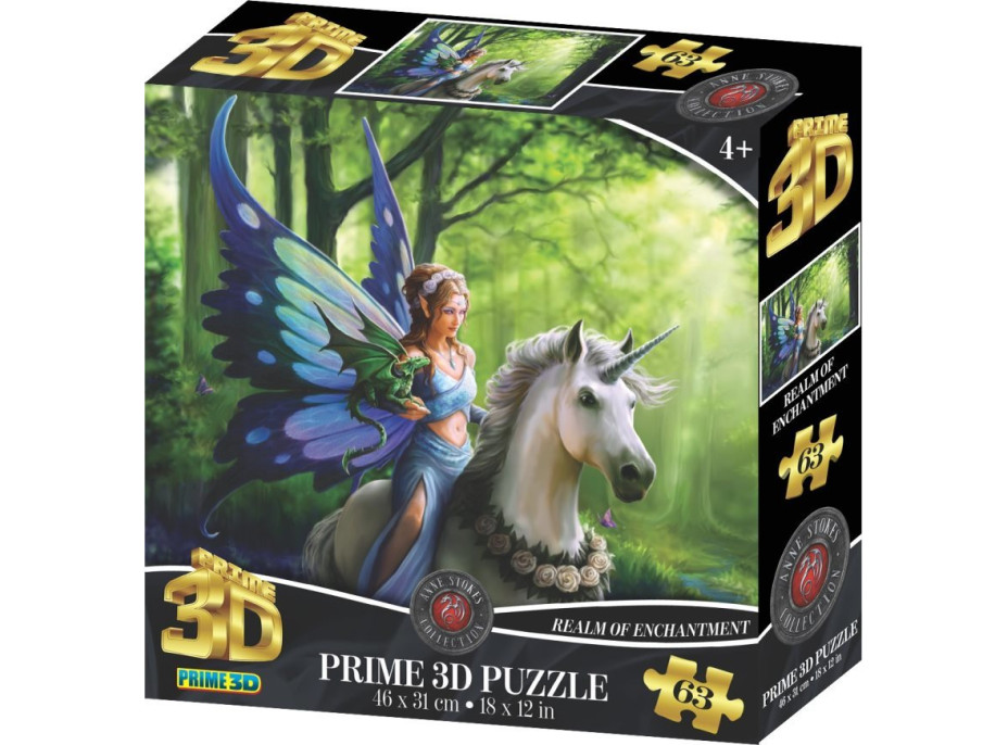 PRIME 3D Puzzle Ríša kúziel 3D 63 dielikov