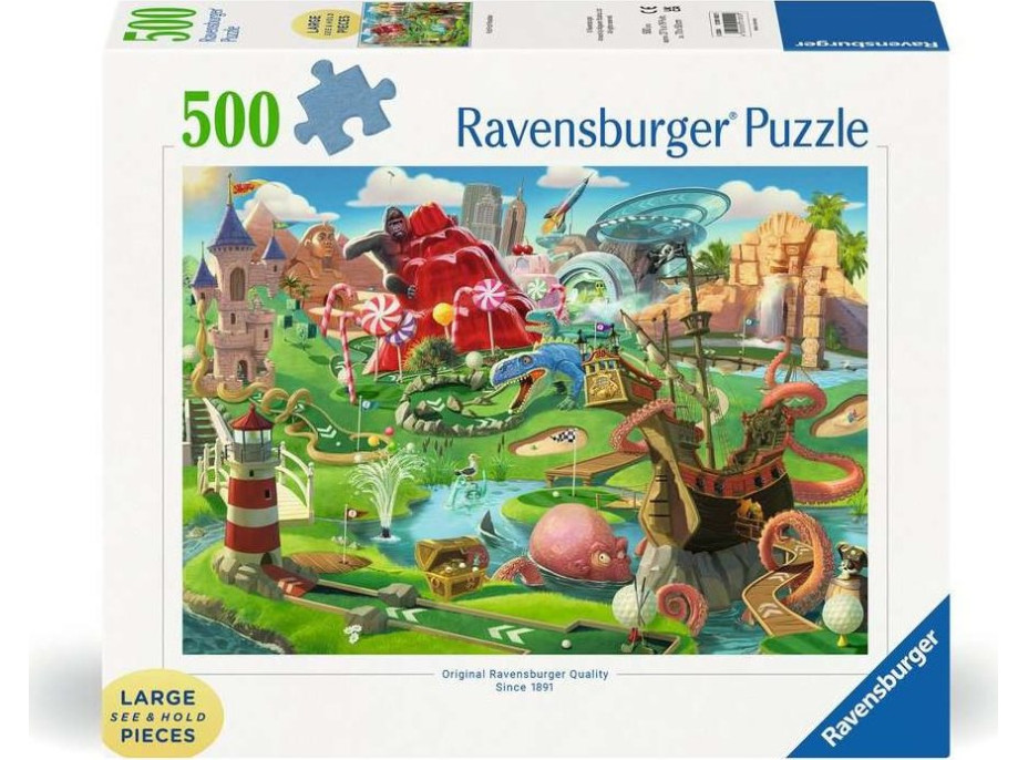 RAVENSBURGER Puzzle Minigolfový raj XXL 500 dielikov