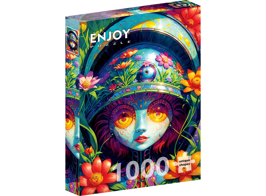 ENJOY Puzzle Kvetinová bojovníčka 1000 dielikov