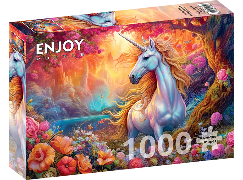 ENJOY Puzzle Kúzelný jednorožec 1000 dielikov