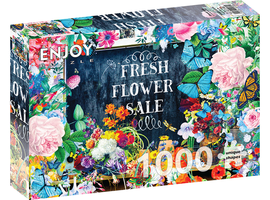 ENJOY Puzzle Výpredaj kvetov 1000 dielikov