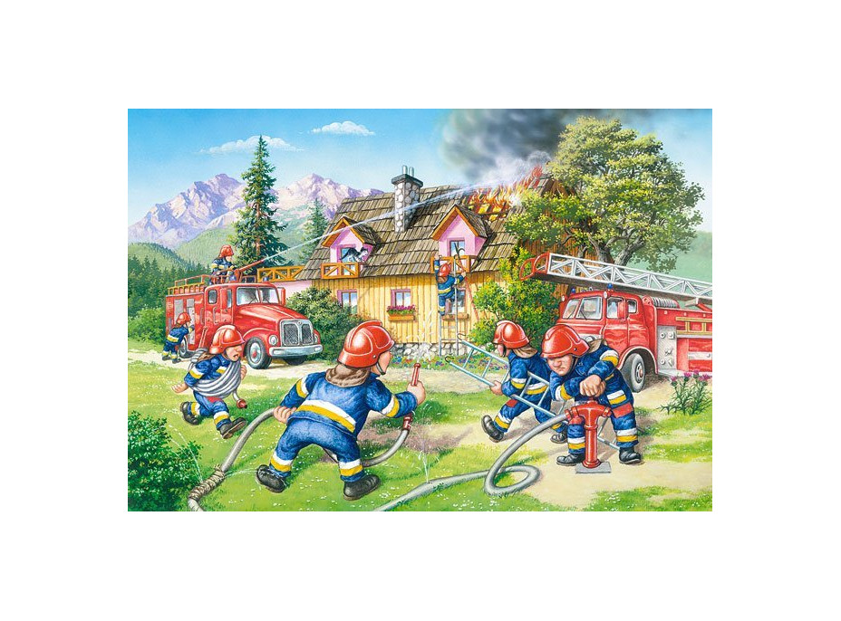 CASTORLAND Puzzle Hasiči MAXI 40 dielikov