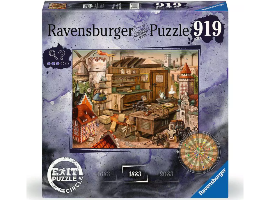 RAVENSBURGER Únikové EXIT puzzle Kruh: Anno 1883, 919 dielikov