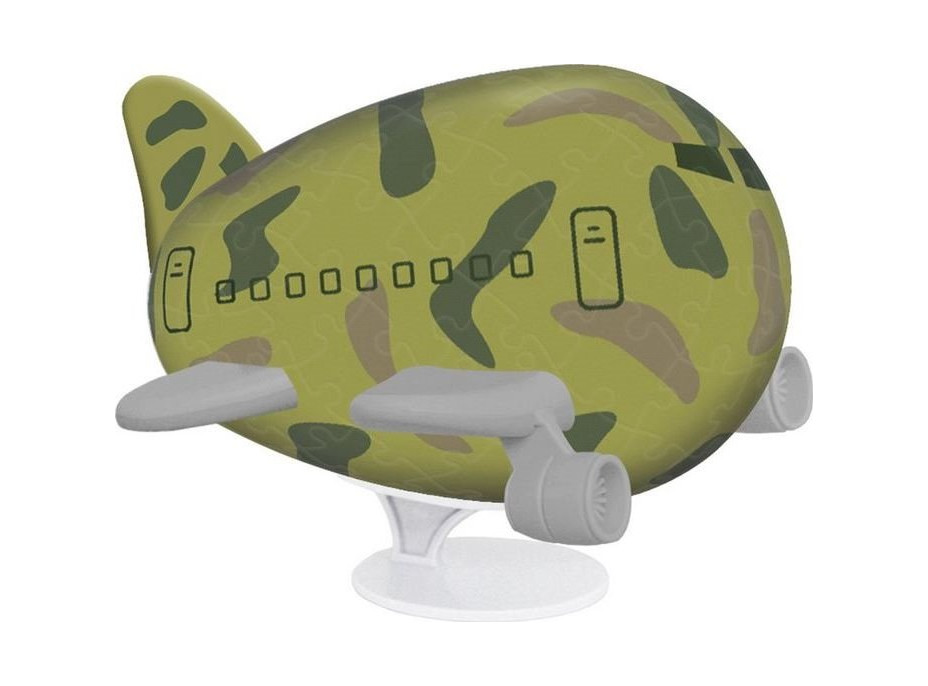 PINTOO 3D puzzle Lietadielko: Maskované lietadlo 80 dielikov