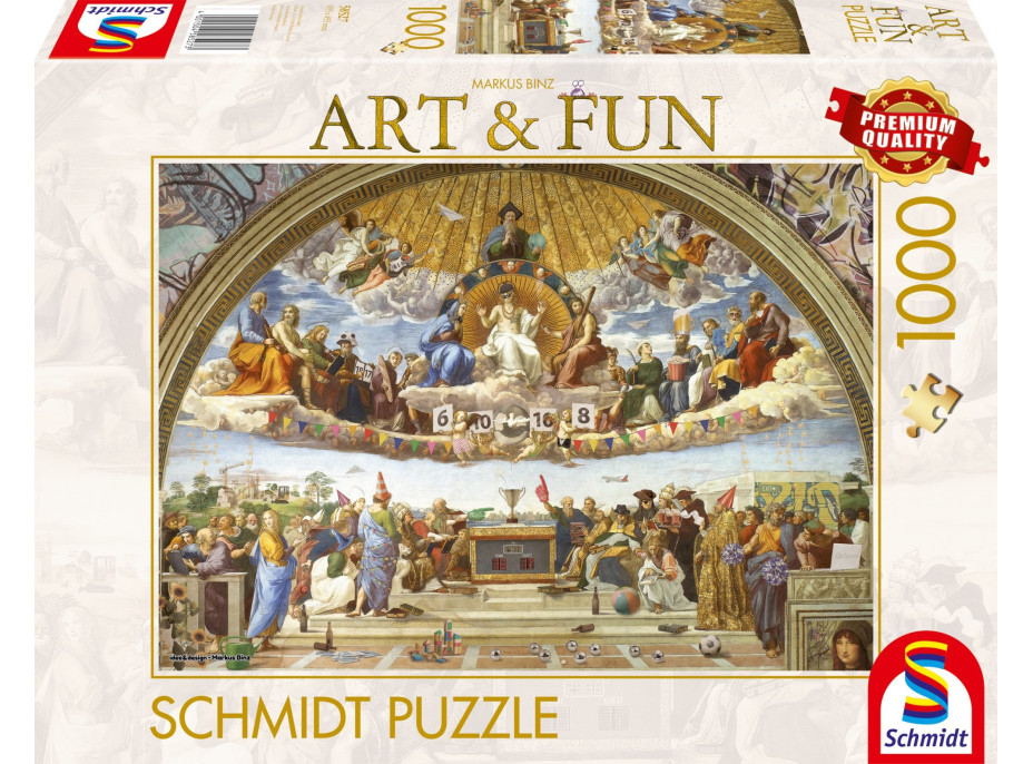 SCHMIDT Puzzle Art&Fun: Disputácia o Sviatosti oltárnej 2024, 1000 dielikov