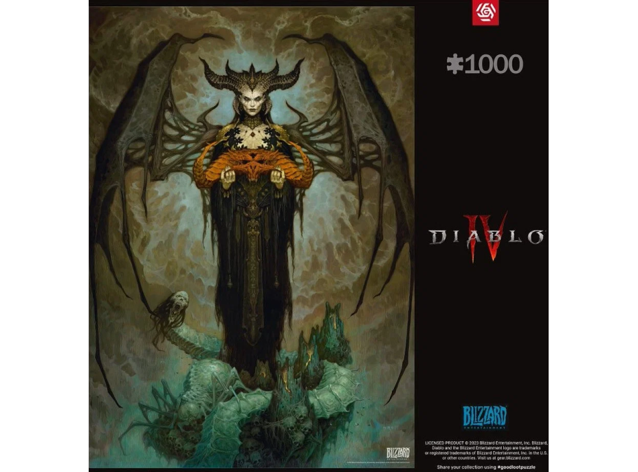 GOOD LOOT Puzzle Diablo IV: Lilith 1000 dielikov