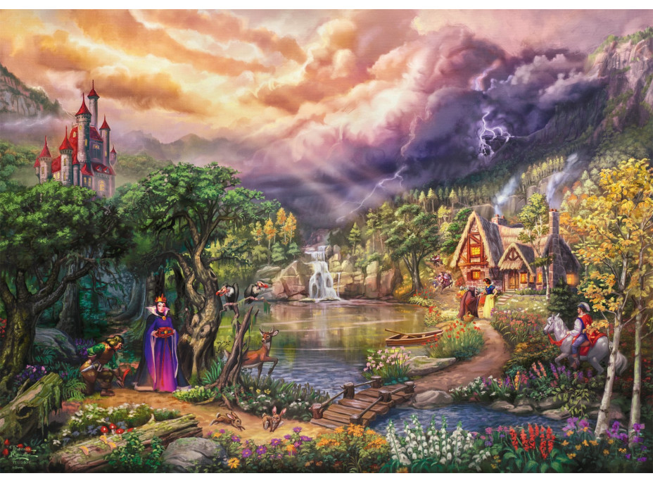 SCHMIDT Puzzle Disney: Snehulienka a kráľovná 1000 dielikov