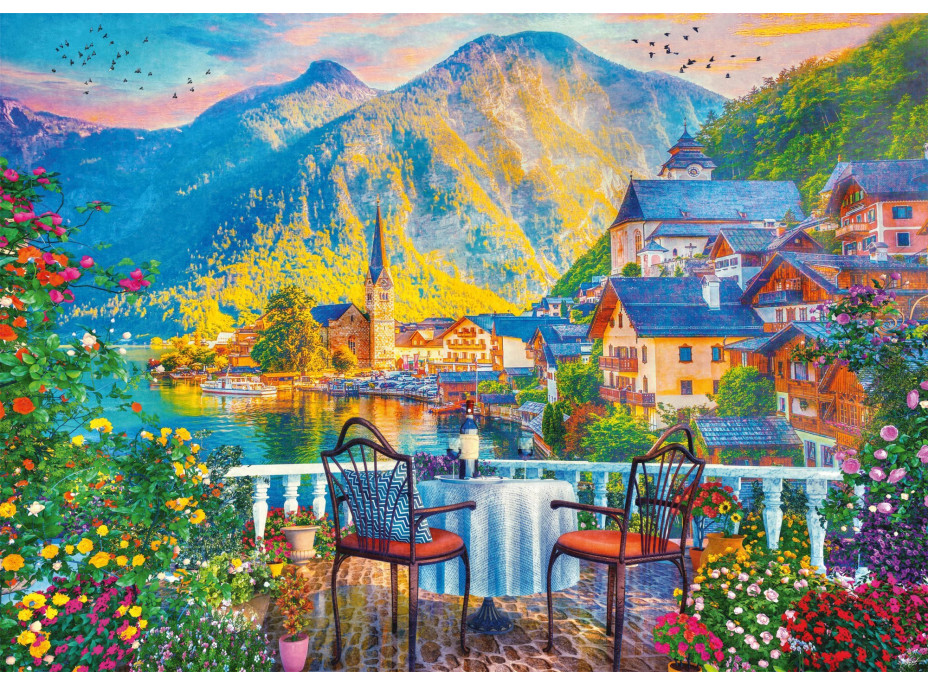 SCHMIDT Puzzle Malebný Hallstatt 1000 dielikov