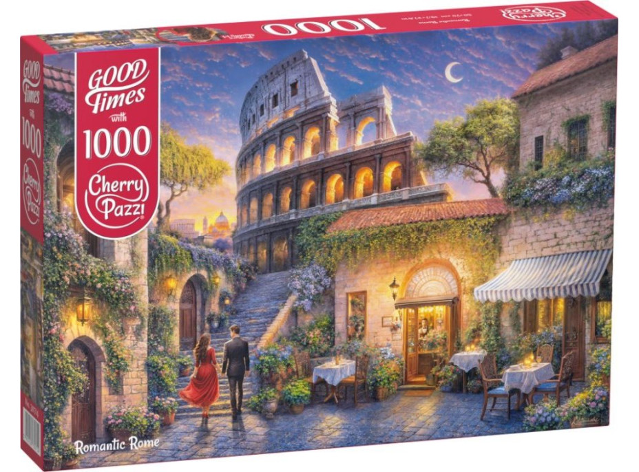 CHERRY PAZZI Puzzle Romantický Rím 1000 dielikov