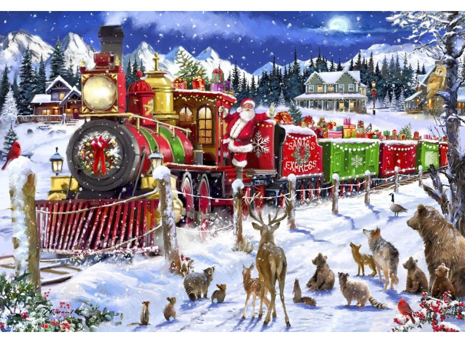 BLUEBIRD Puzzle Santa Express 1000 dielikov