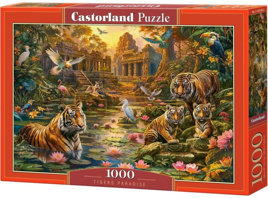 CASTORLAND Puzzle Tigrie raj 1000 dielikov