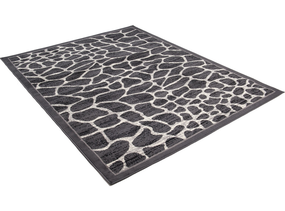 Kusový koberec TAPIS Giraffe - šedý/krémový