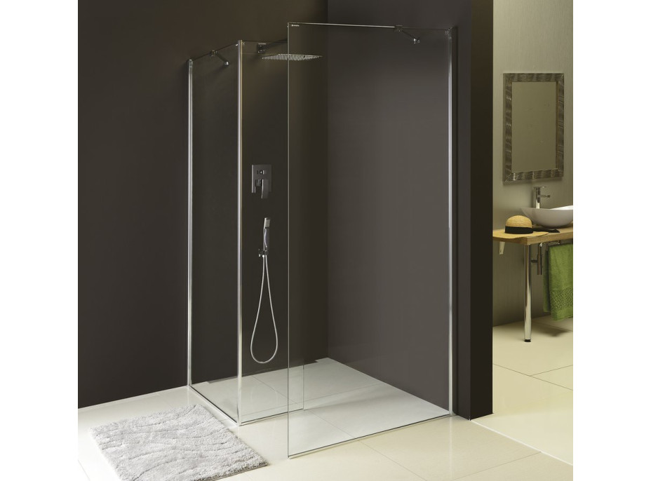 Polysan MODULAR SHOWER pevný panel na inštaláciu na stenu modulu MS2, 1000 mm, ľavý MS2B-100L