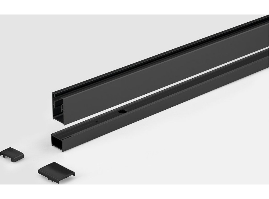Polysan ZOOM LINE BLACK rozširovací profil pre nástenný pevný profil, 15mm ZL915B