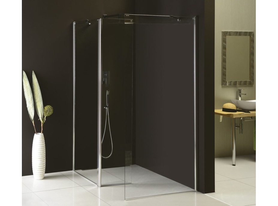 Polysan MODULAR SHOWER stena na inštaláciu na stenu, pre pripojenie otočného panelu, 1200 mm MS3A-120