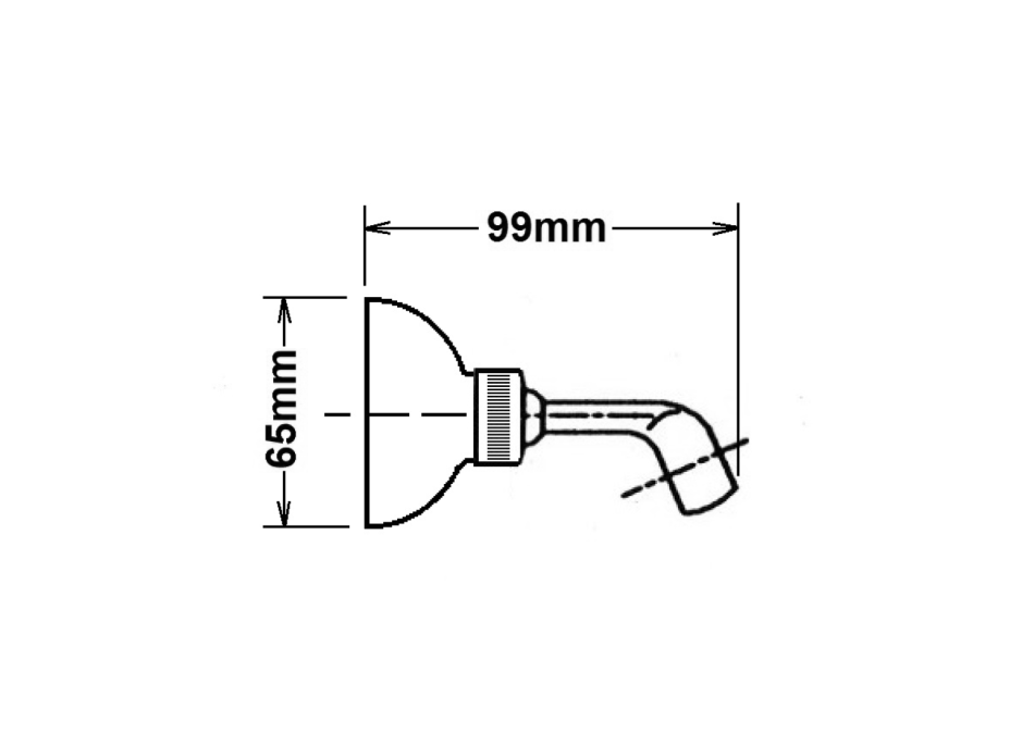 Sapho Držiak sprchy, otočný, bronz SUP26